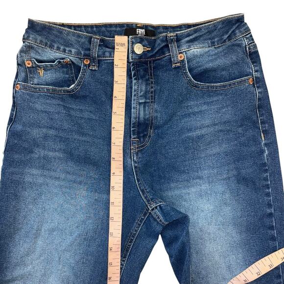 Frye Straight Leg Crop Blue Jeans Women’s 27 Classic Casual Western Preppy Fall - Picture 14 of 14